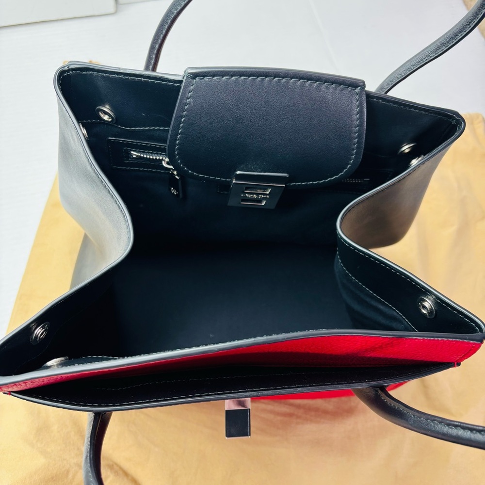 MICHAEL KORS COLLECTION Bancroft Medium Pebbled Calf Leather Satchel - Picture 7 of 11